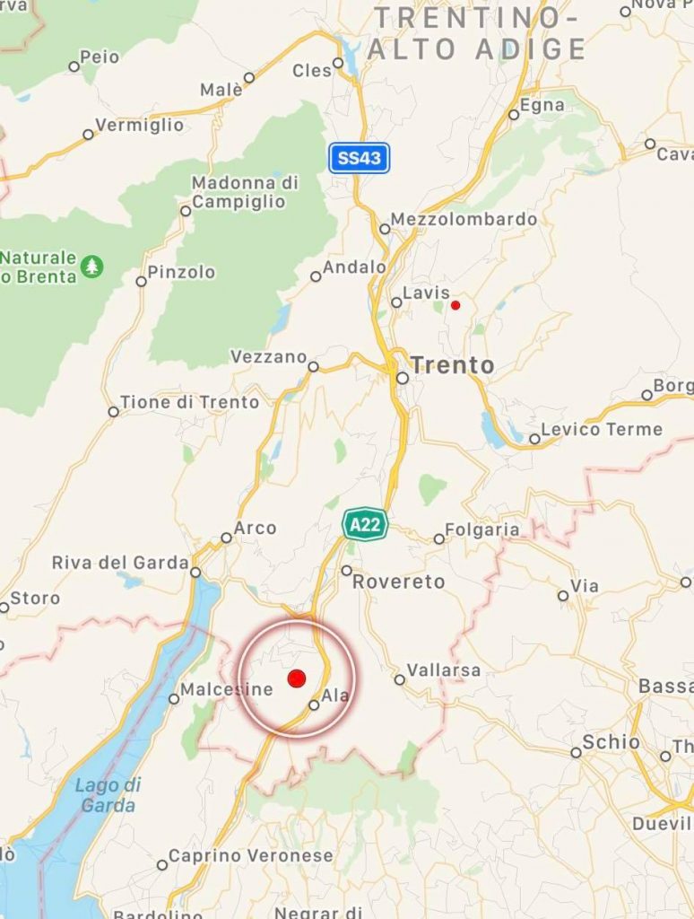 terremoto oggi trentino veneto verona lago di garda