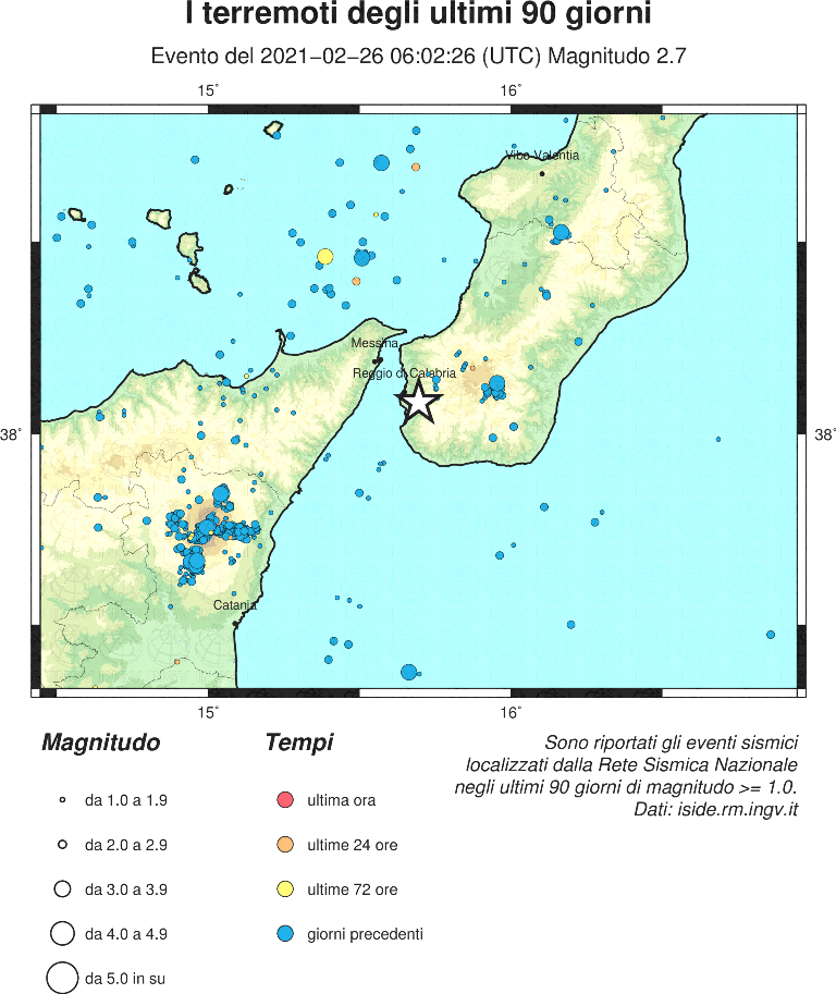 terremoto reggio calabria oggi