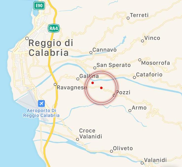 terremoto reggio calabria oggi