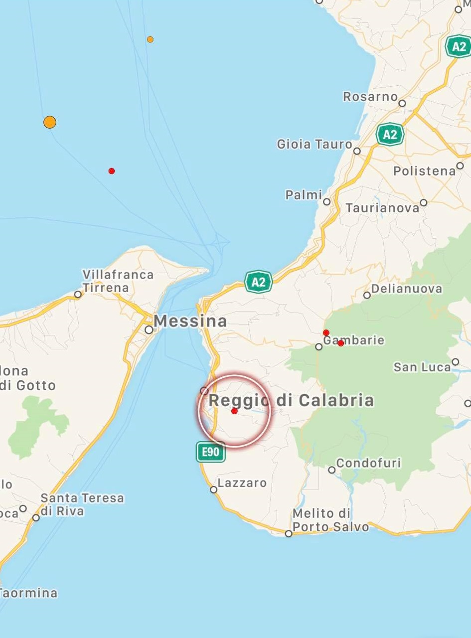 terremoto reggio calabria oggi