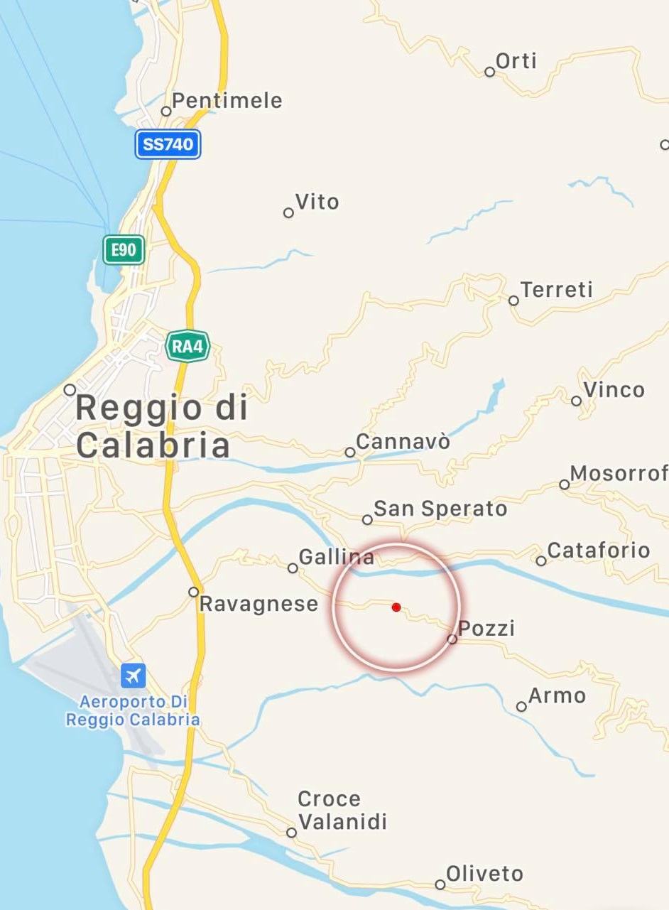 terremoto reggio calabria oggi