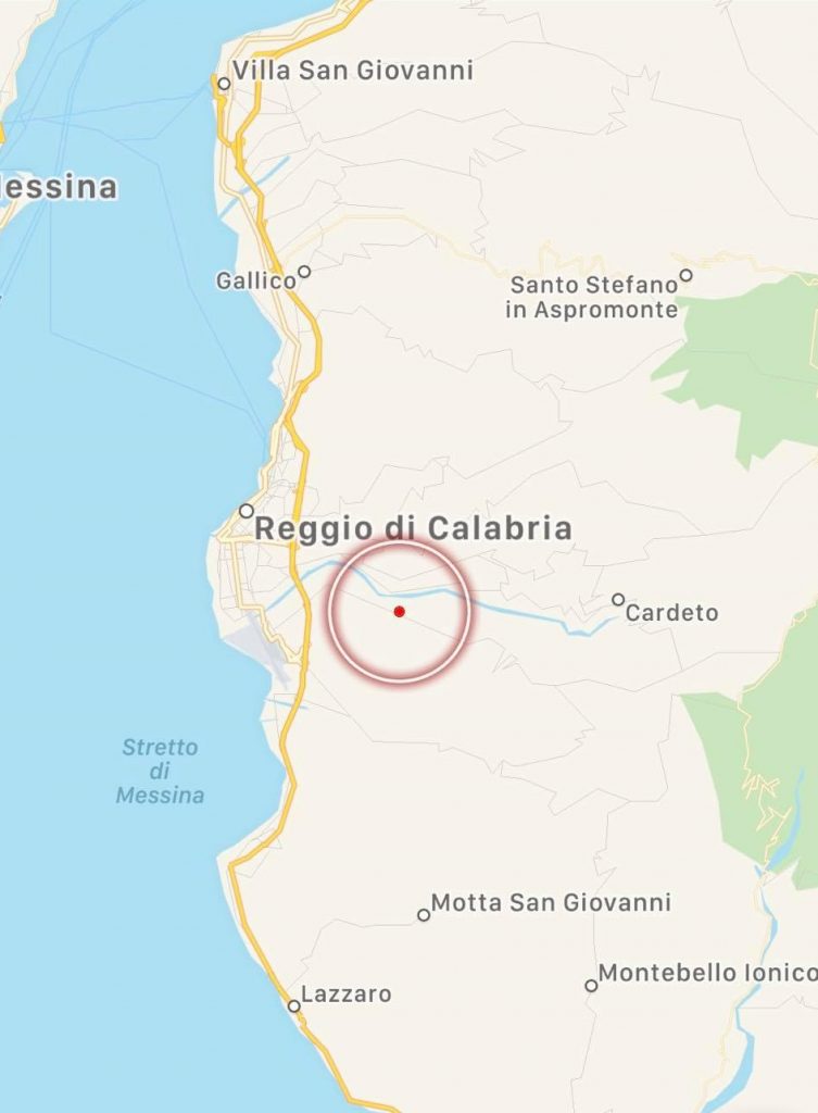 terremoto reggio calabria oggi