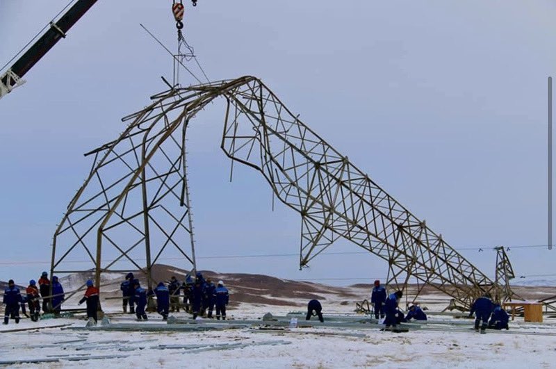 Mongolia tempesta di sabbia