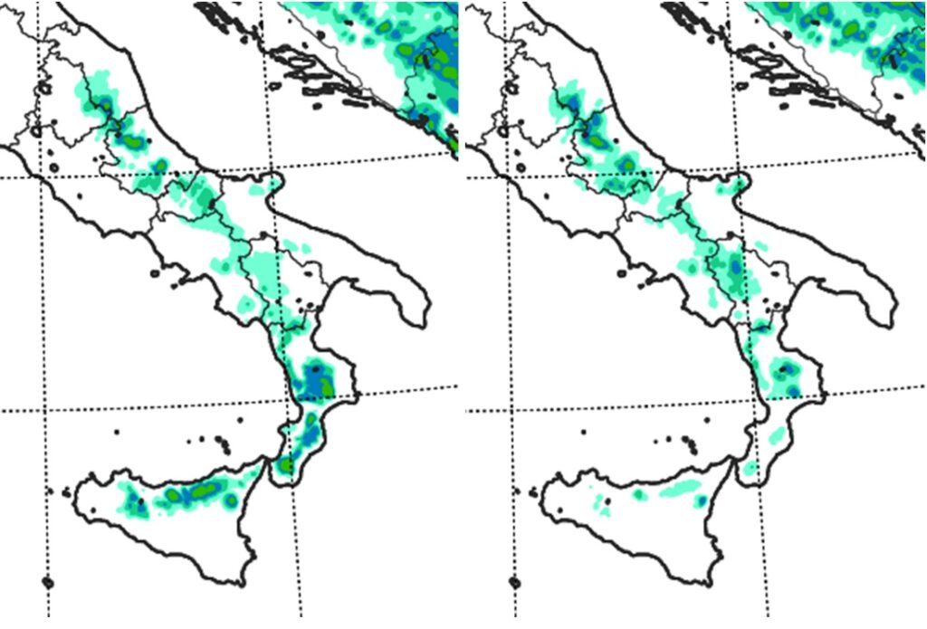 allerta meteo neve sud italia lunedì 22 marzo 2021