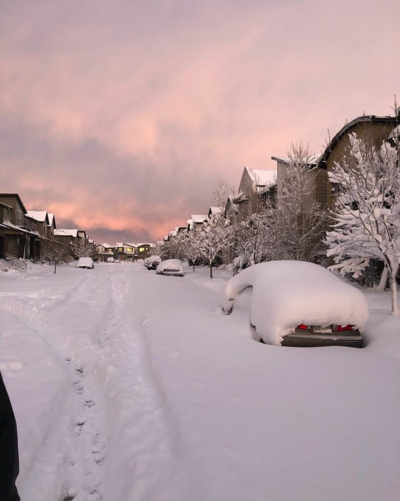 denver colorado neve blizzard 15 marzo 2021