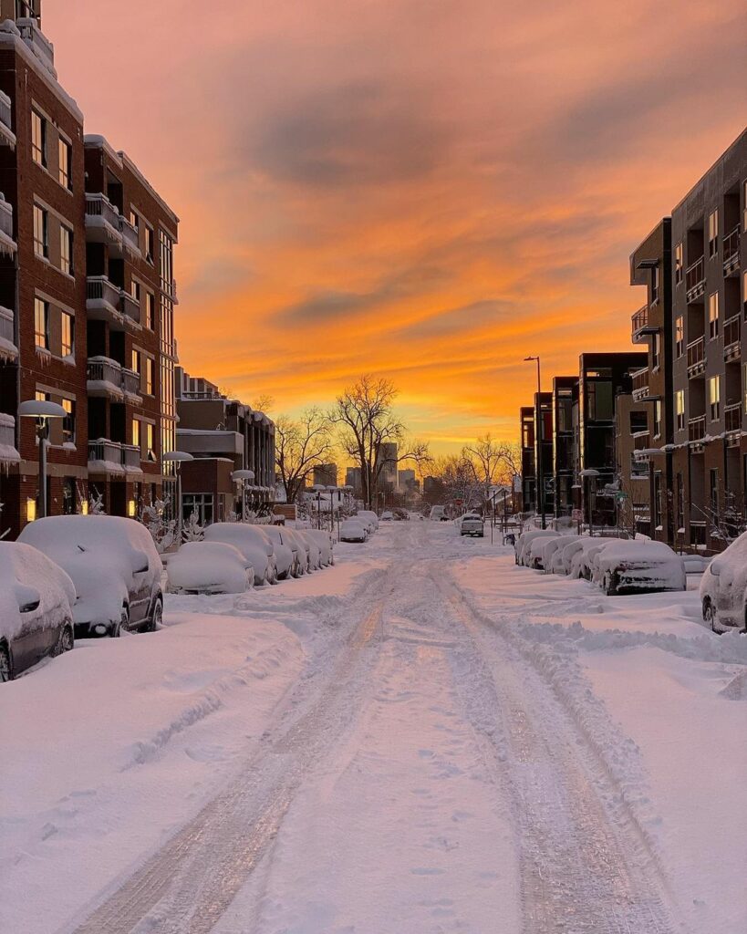 denver colorado neve blizzard 15 marzo 2021