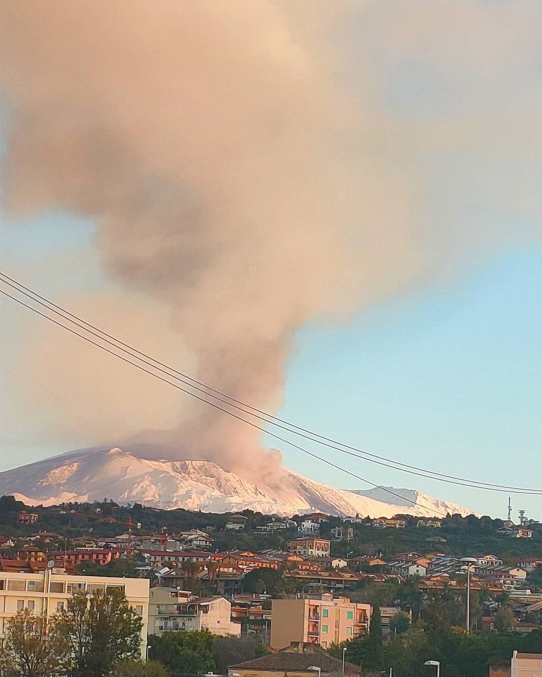 eruzione etna oggi