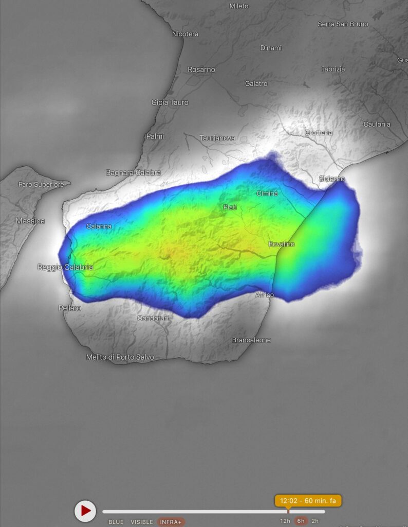 eruzione etna satelliti 4 marzo 2021