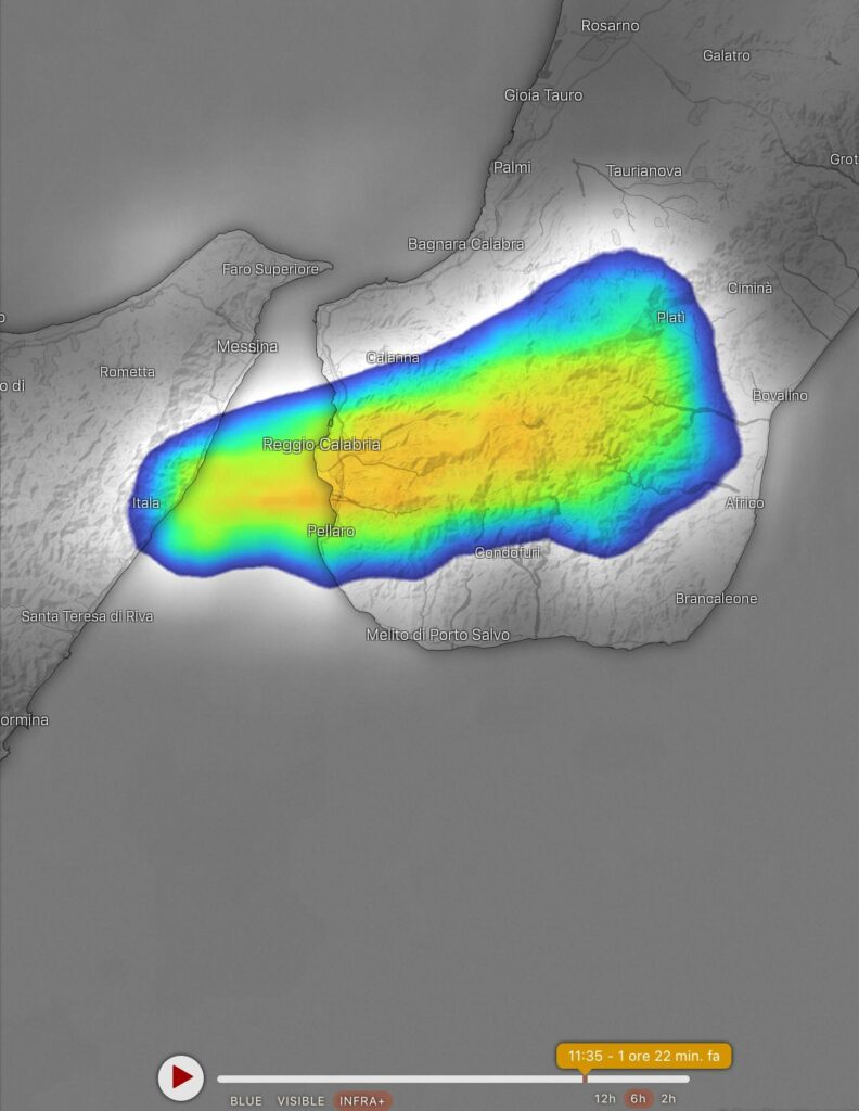 eruzione etna satelliti 4 marzo 2021