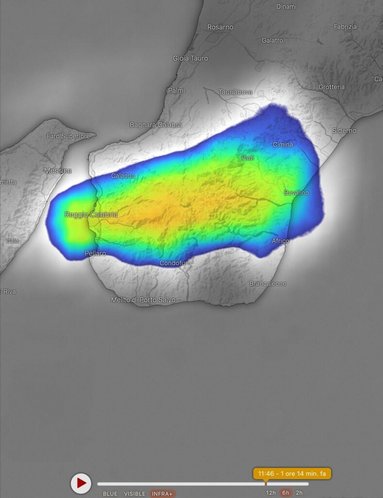 eruzione etna satelliti 4 marzo 2021