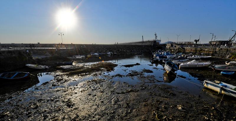 Bradisismo e bassa marea a Pozzuoli