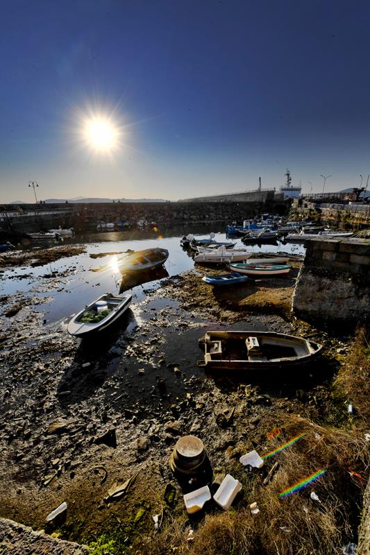 Bradisismo e bassa marea a Pozzuoli