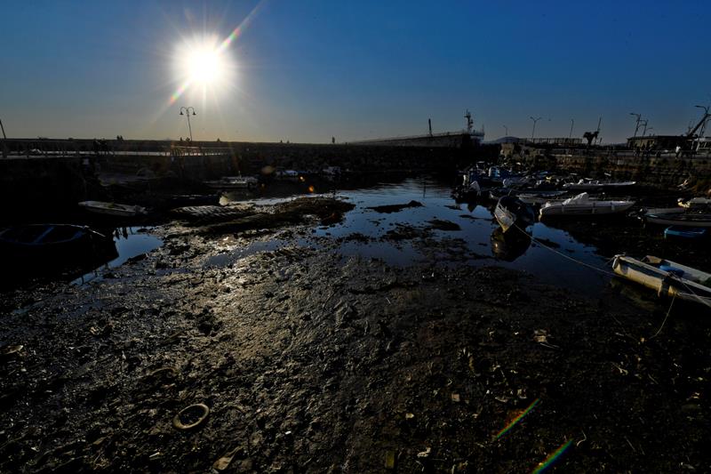 Bradisismo e bassa marea a Pozzuoli