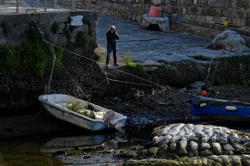 Bradisismo e bassa marea a Pozzuoli