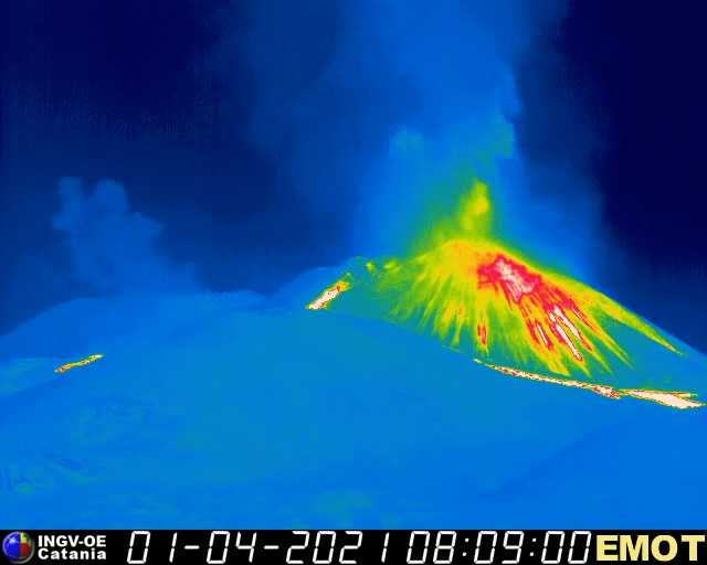 Etna eruzione oggi