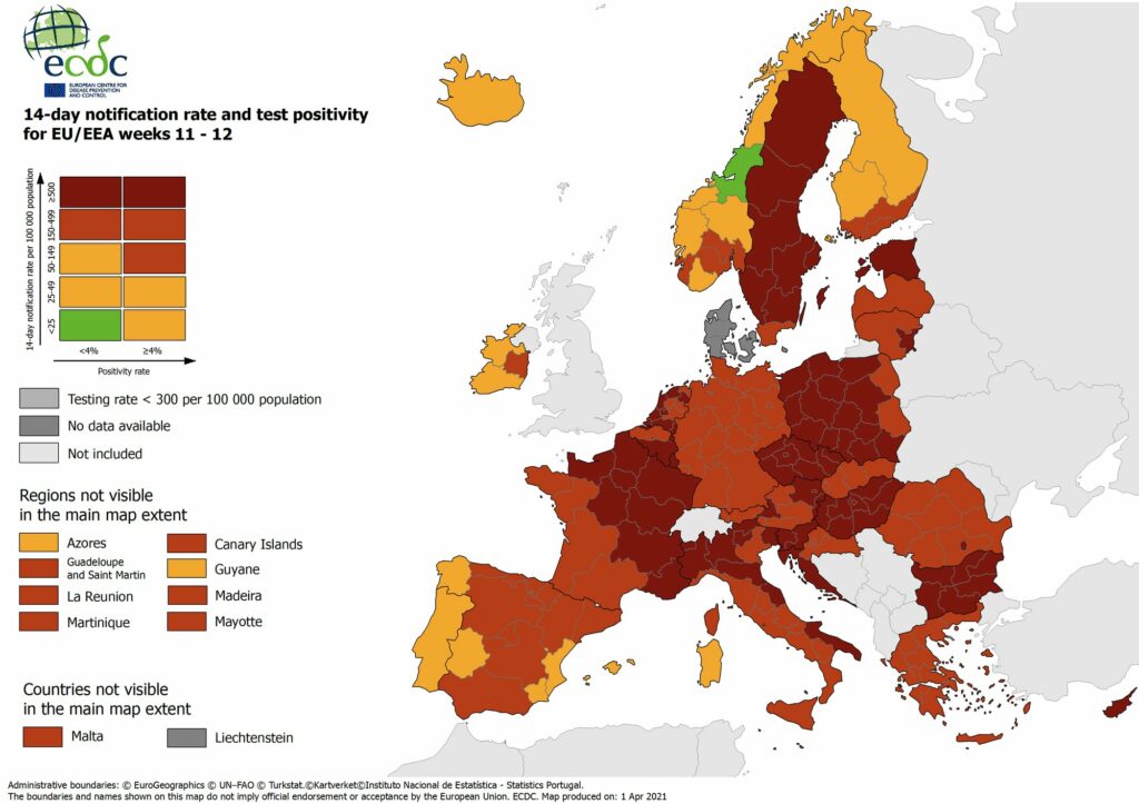 coronavirus mappa covid