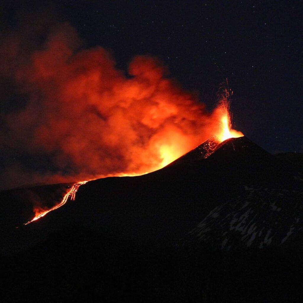 eruzione etna 1 aprile 2021