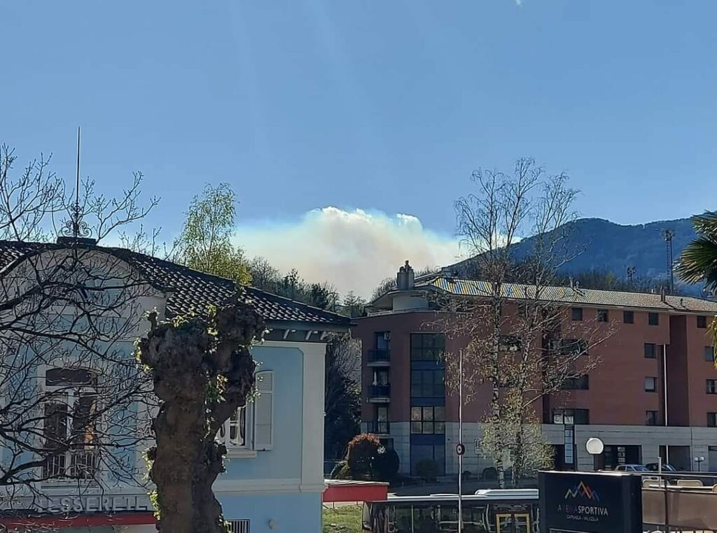 incendio piemonte 7 aprile 2021