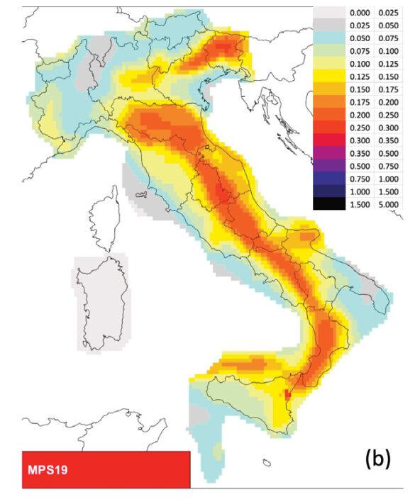 Nuova Mappa Di Pericolosità Sismica Per Litalia 8008