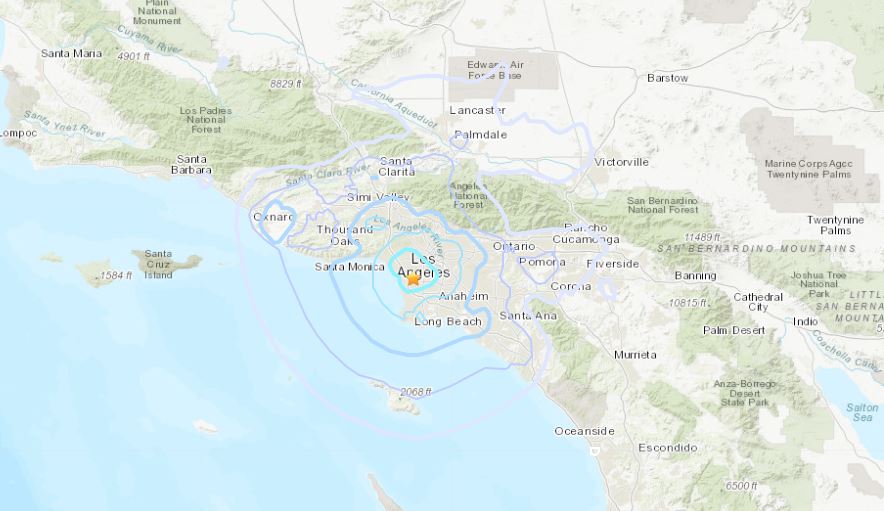 terremoto los angeles