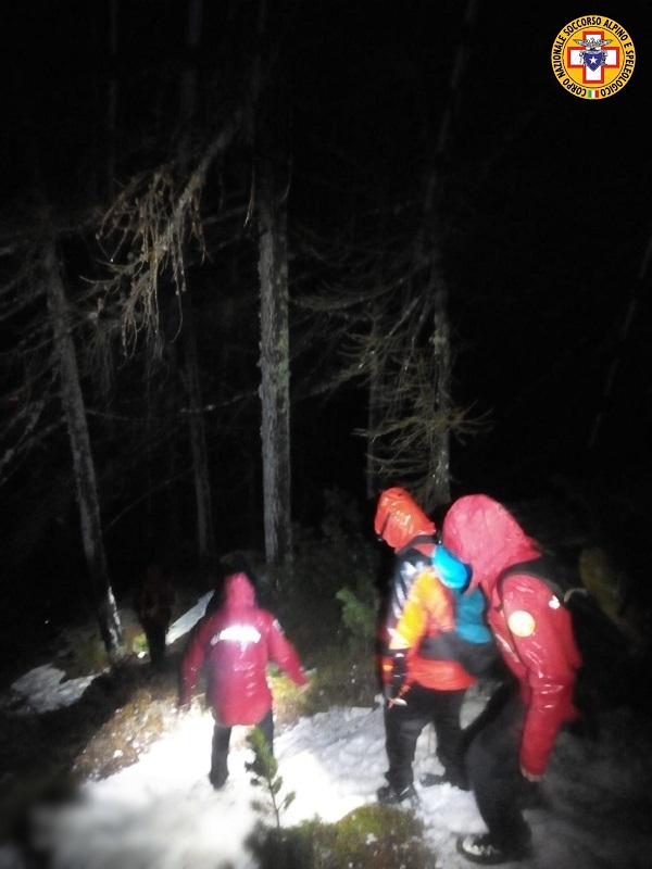 Soccorso alpino Val Biois Monte Alto Pelsa San Tomaso Agordino