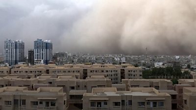 tempesta sabbia ciclone pakistan