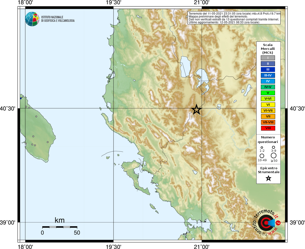 terremoto grecia albania