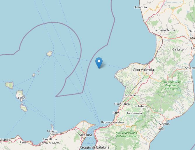 terremoto tirreno calabria