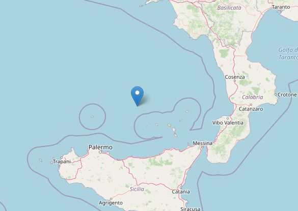 terremoto tirreno oggi