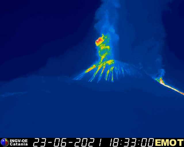 eruzione etna 23 giugno 2021