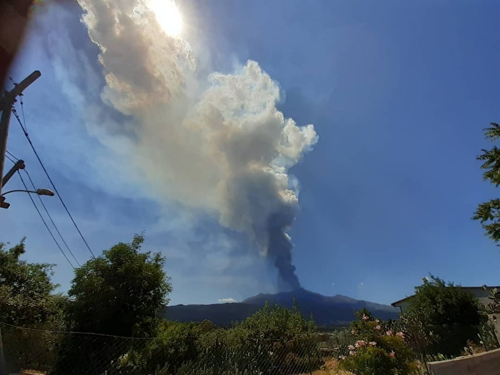 etna eruzione del 16 giugno