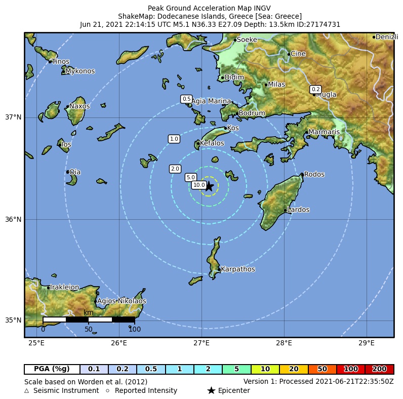 terremoto grecia turchia dodecaneso