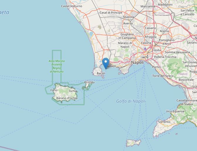 terremoto oggi pozzuoli napoli campania