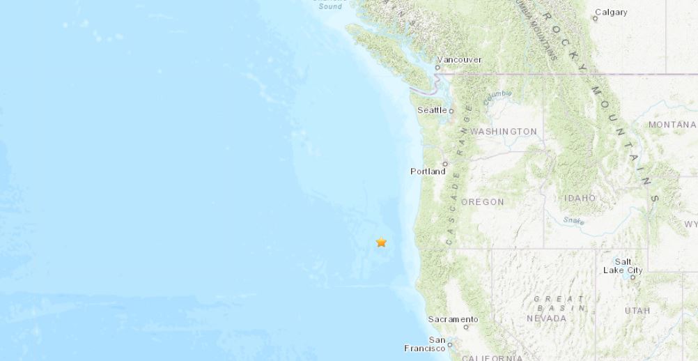 terremoto oregon