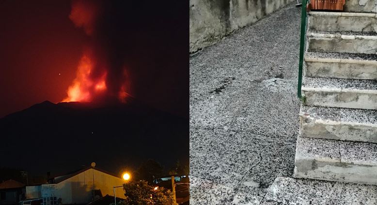 eruzione etna 8 luglio