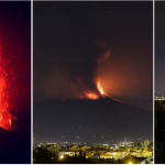 L’Etna fa paura a Catania nella notte: pioggia pietre vulcaniche sulla città, “è un terremoto continuo” – FOTO