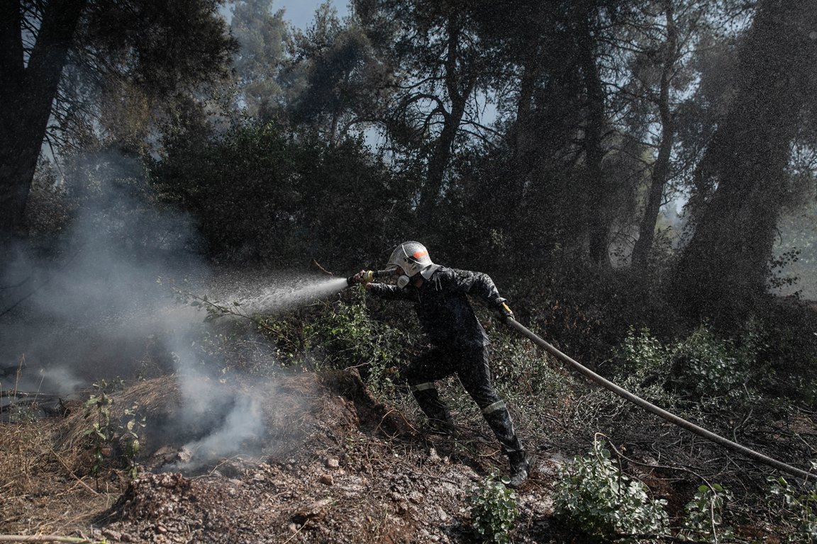 incendio grecia attica