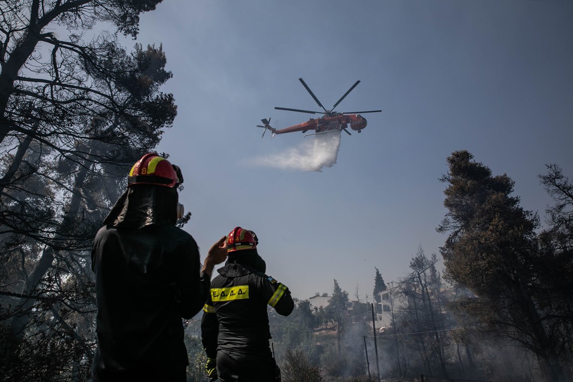 incendio grecia attica