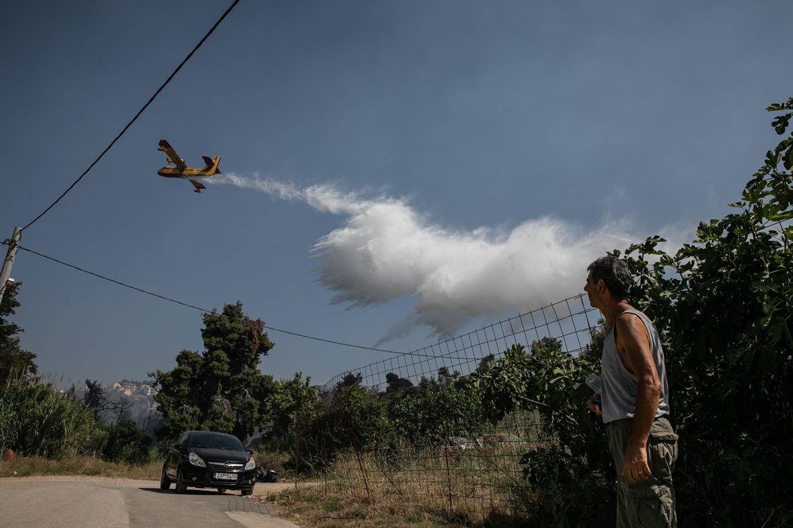 incendio grecia attica