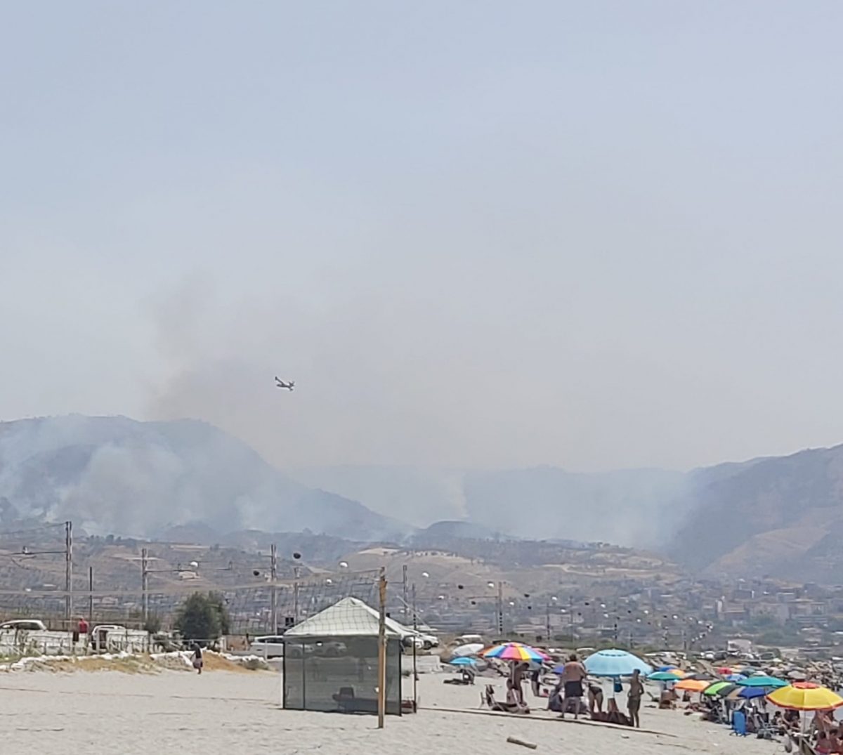 incendio reggio calabria