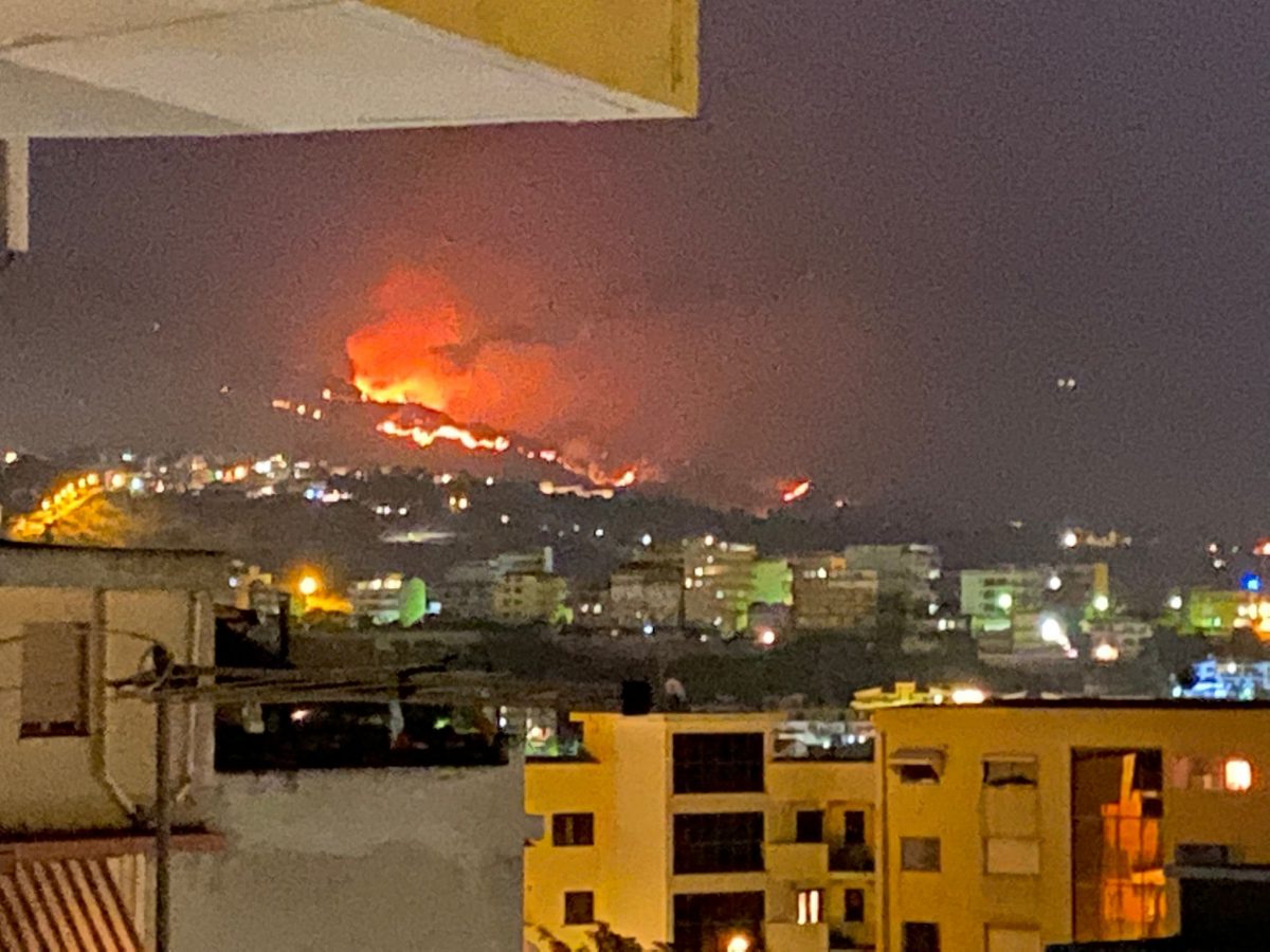 incendio reggio calabria