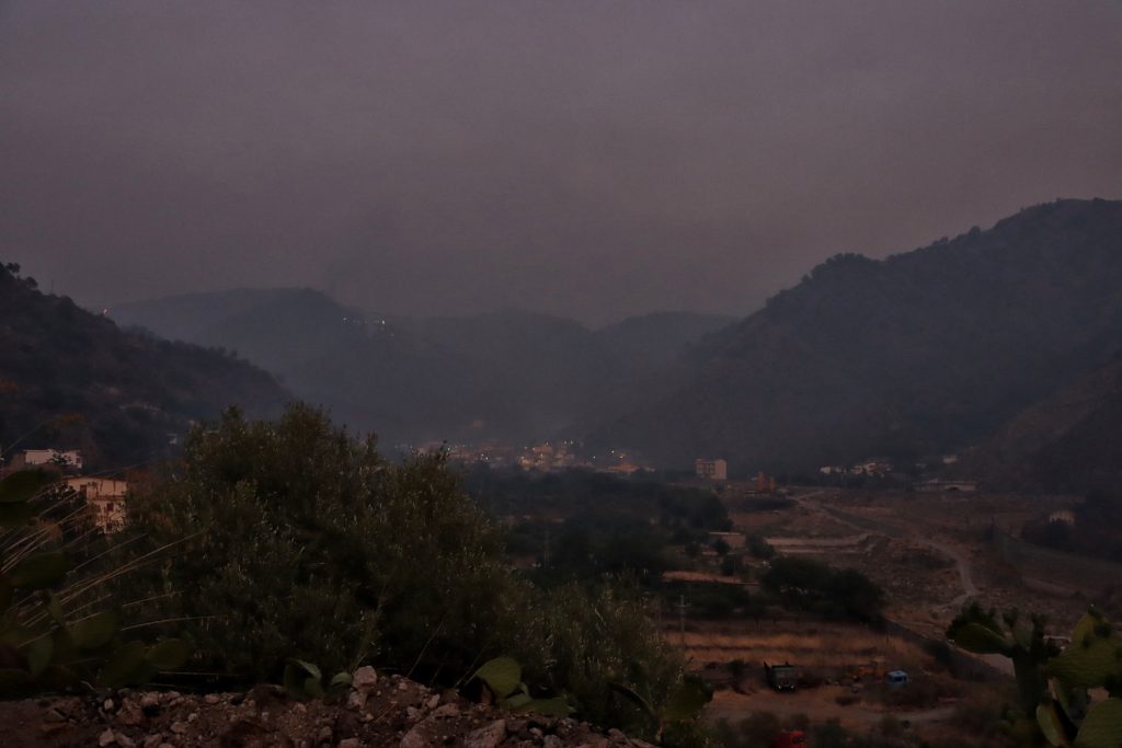 incendio reggio calabria 30 luglio 2021 foto disastro