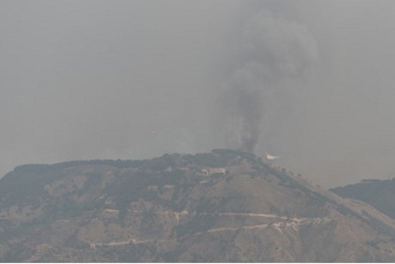 incendio zona sud reggio calabria 30 luglio