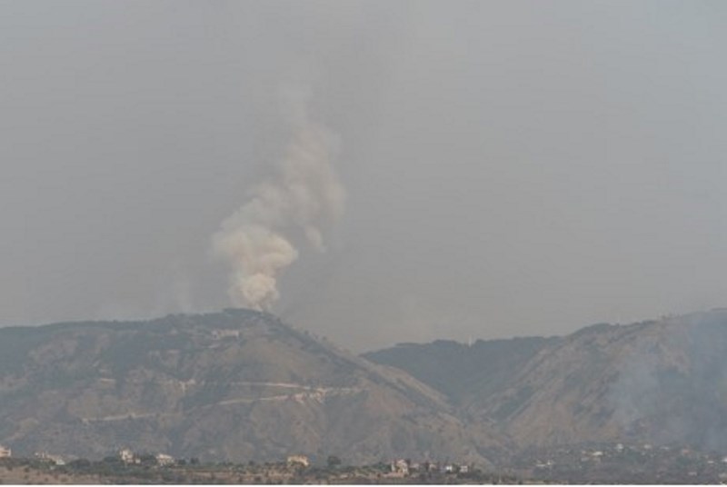 incendio zona sud reggio calabria 30 luglio