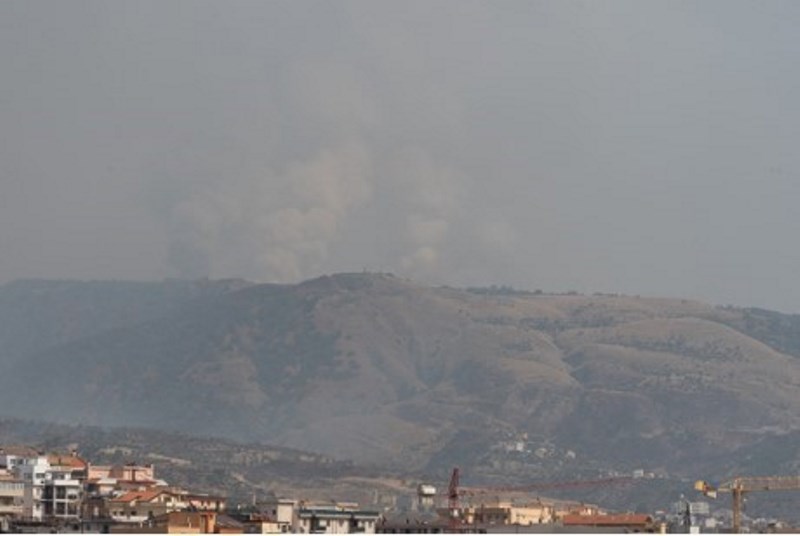 incendio zona sud reggio calabria 30 luglio