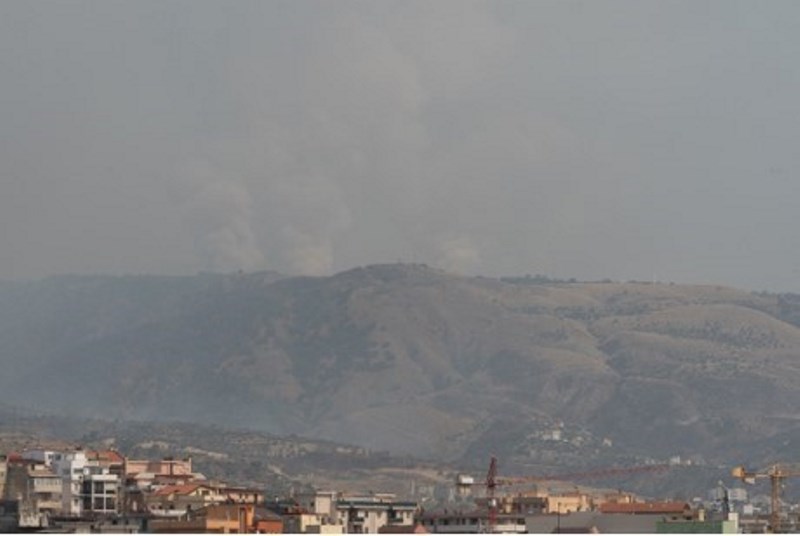 incendio zona sud reggio calabria 30 luglio