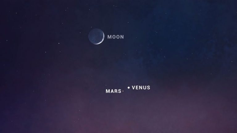 luna venere marte