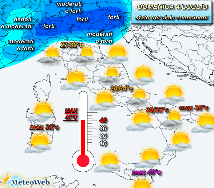 Previsioni Meteo, Domenica Di Maltempo Al Nord: Sfuriata Temporalesca ...