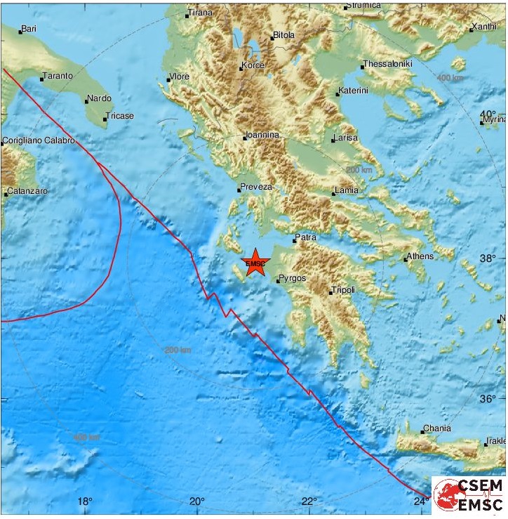 terremoto oggi grecia