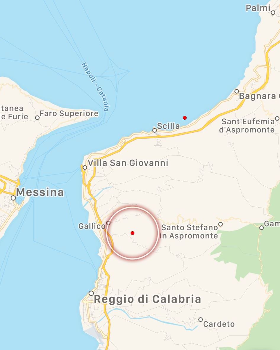 terremoto reggio calabria 28 luglio 2021